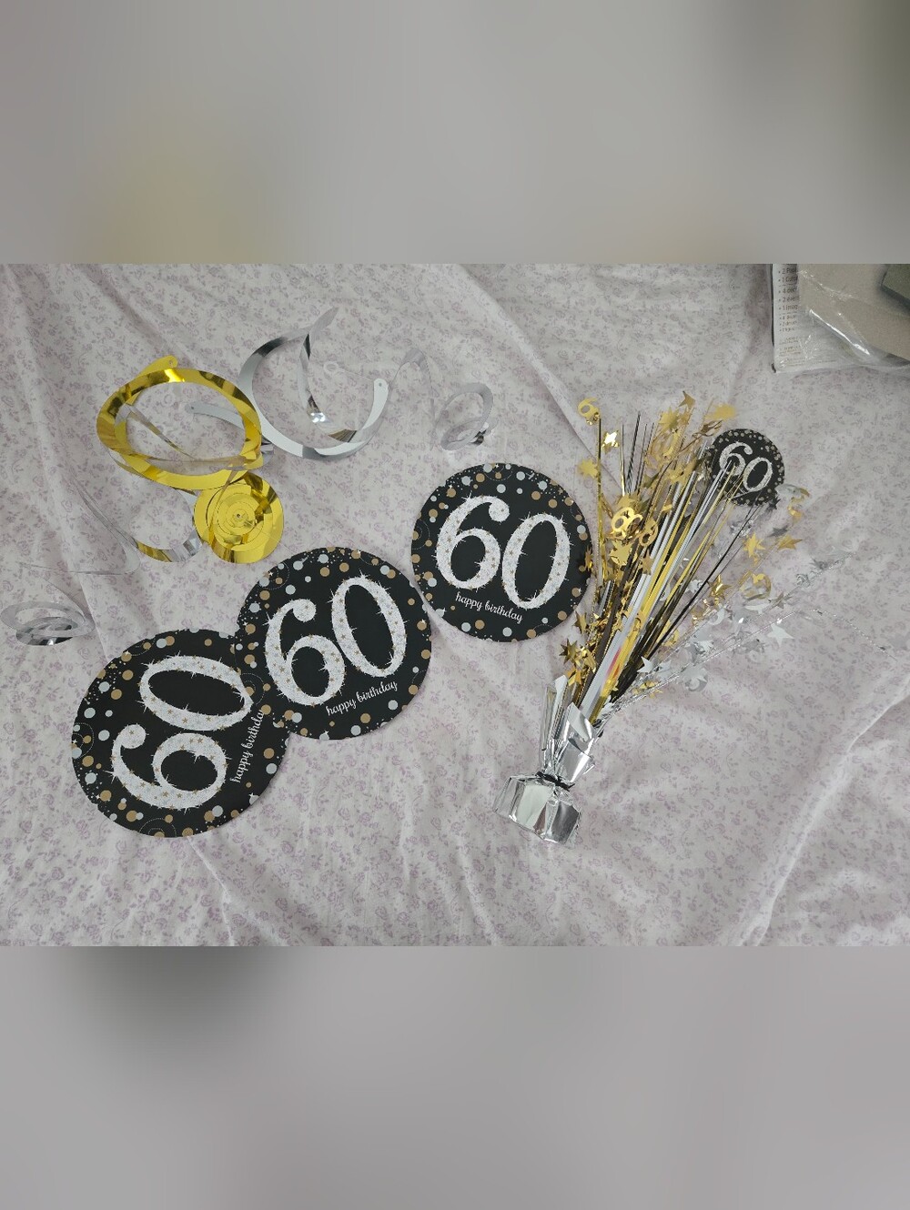 FREE WITH ANY 60th Decor